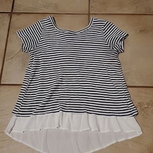 Iris striped t/blouse